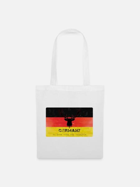 Deutschland Wildtiere Germanys Wildlife - Stoffbeutel - Weiß