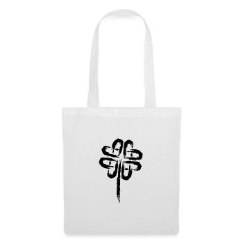 Kleeblatt Symbol Keltische Symbole - Stoffbeutel - Weiß - Vorne