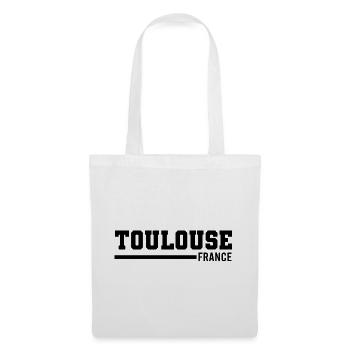 Toulouse | Frankreich - Stoffbeutel - Weiß - Vorne