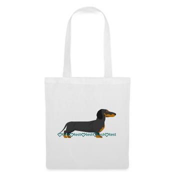 Dachshund Picture - Tote Bag - white - Front