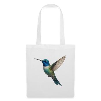 Kolibri – Leichtigkeit in Farben - Stoffbeutel - Weiß - Vorne