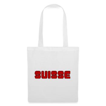 SUISSE. PAYS. GENEVE. SUISSE. HUMOUR. PAYS - Sac en tissu - blanc - Devant