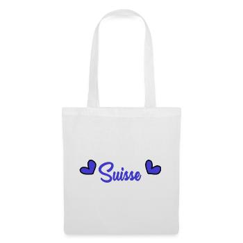 SUISSE. PAYS. GENEVE. HUMOUR. PAYS - Sac en tissu - blanc - Devant