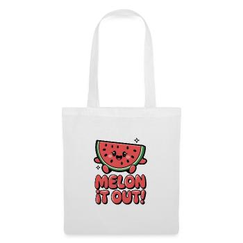 Melon It Out ! - Sac en tissu - blanc - Devant