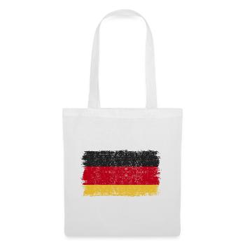 Deutsche Flagge Deutschland Deutschlandflagge - Stoffbeutel - Weiß - Vorne