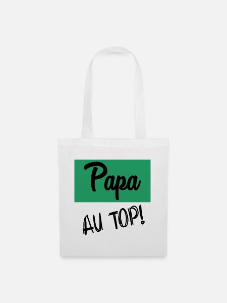 PAPA - Stoffbeutel - Weiß