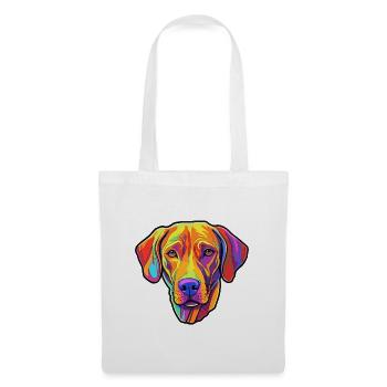 Rhodesian Ridgeback Hunderasse Cartoon Kawaii Illus - Stoffbeutel - Weiß - Vorne