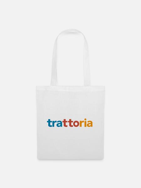 Trattoria - Stoffbeutel - Weiß