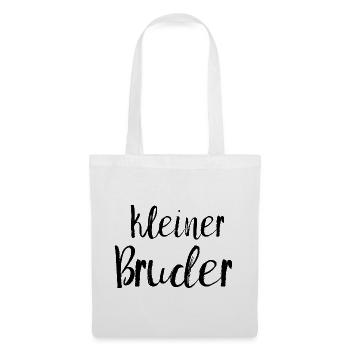 kleiner Bruder - Stoffbeutel - Weiß - Vorne