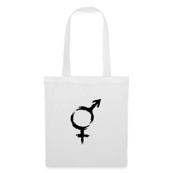 Hetero Symbol Mars Venus - Stoffbeutel - Weiß - Vorne
