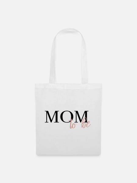 Mom to be - Stoffbeutel - Weiß