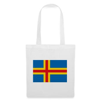 Åland-Inseln - Stoffbeutel - Weiß - Vorne