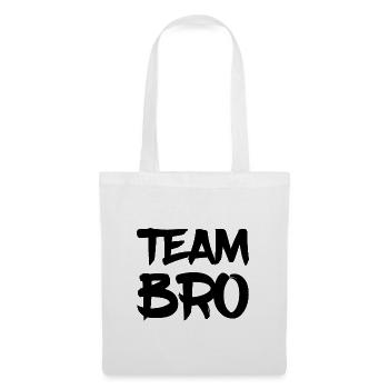 Team Bro - Stoffbeutel - Weiß - Vorne