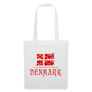 Dänemark Danmark - Stoffbeutel - Weiß - Vorne