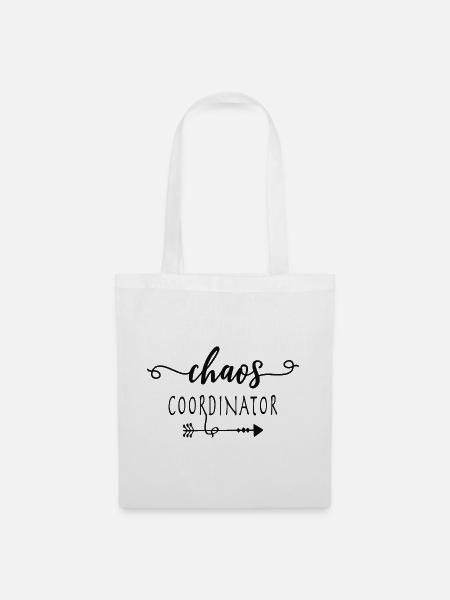 chaos coordinator - Stoffbeutel - Weiß