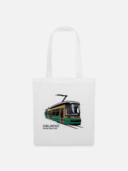 Helsinki Tram T-Shirts, 154 tolle Produkte - Stoffbeutel - Weiß