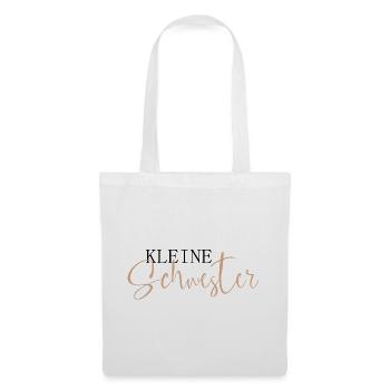 Kleine Schwester - Stoffbeutel - Weiß - Vorne