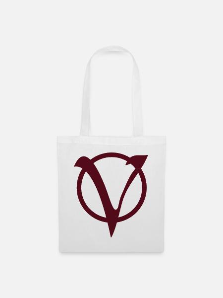Vendetta Logo - Stoffbeutel - Weiß