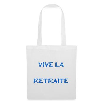 RUHESTAND. RUHESTAND. PENSIONIERT. RUHESTAND - Stoffbeutel - Weiß - Vorne
