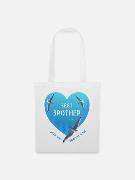 best brother - Stoffbeutel - Weiß