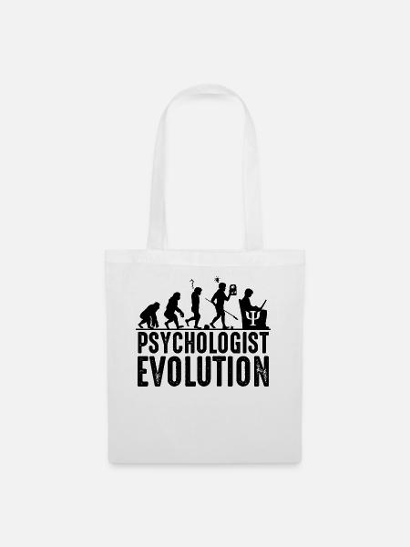 psychologue - Sac en tissu - blanc