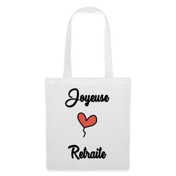 COLLEGUE. DEPART. RETRAITE - Sac en tissu - blanc - Devant