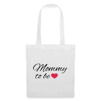 Mommy to be - Stoffbeutel - Weiß - Vorne