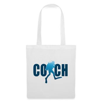 Tauchtrainer Geschenk Tauchlehrer - Stoffbeutel - Weiß - Vorne