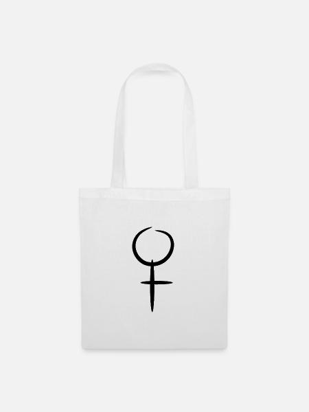 Venus Symbol Frau Mädchen weiblich Geschenk - Stoffbeutel - Weiß