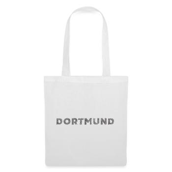 Dortmund ville allemande NRW Lettrage d’éclosion - Sac en tissu - blanc - Devant