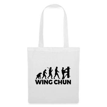Wing Chun-Entwicklung - Stoffbeutel - Weiß - Vorne