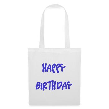 1. 1 JAHR. 1. JAHRESTAG. 1 JAHR GEBURTSTAG - Stoffbeutel - Weiß - Vorne