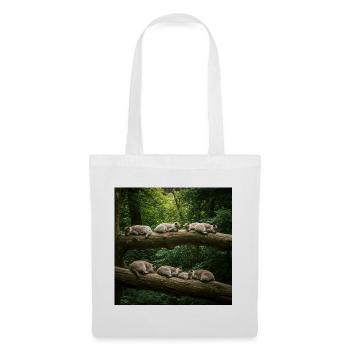 Meeresrauschen Naturkulisse T-Shirt - Stoffbeutel - Weiß - Vorne