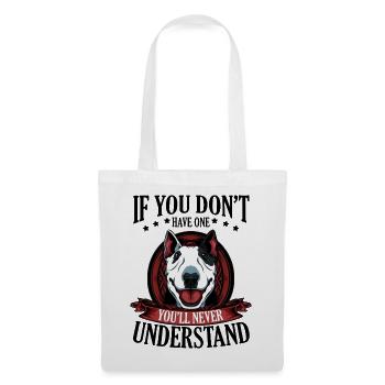 Bull Terrier - Tote Bag - white - Front