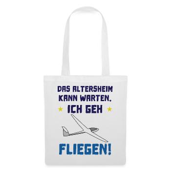 das altersheim kann warten - Stoffbeutel - Weiß - Vorne