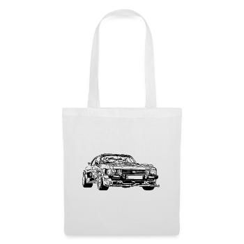 Rennsport Linien-Silhouette - Stoffbeutel - Weiß - Vorne