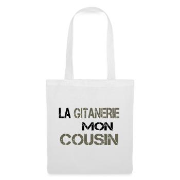 La gitanerie mon cousin - Sac en tissu - blanc - Devant