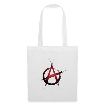 Anarchie Symbol - Stoffbeutel - Weiß - Vorne