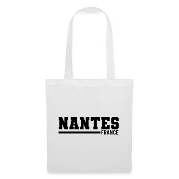 Nantes | Frankreich - Stoffbeutel - Weiß - Vorne