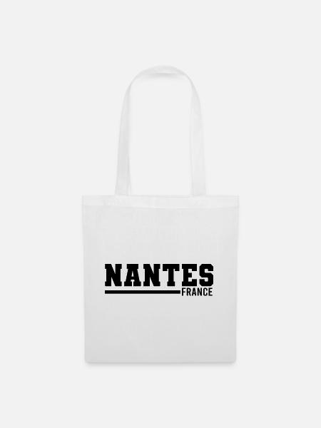 Nantes | France - Sac en tissu - blanc