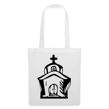 Kirche - Stoffbeutel - Weiß - Vorne