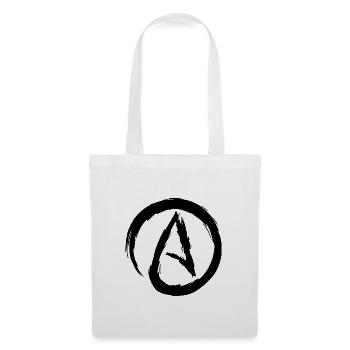 Atheismus Symbol Atheist Bürste Geschenk - Stoffbeutel - Weiß - Vorne