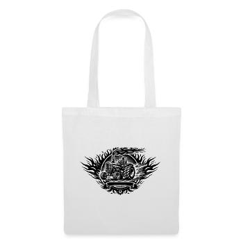Tractor Pulling Logo - Tote Bag - white - Front