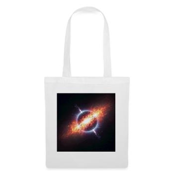 Kosmischer Orbit Kunstdruck - Stoffbeutel - Weiß - Vorne