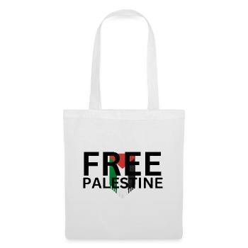 Free Palestine - Stoffbeutel - Weiß - Vorne