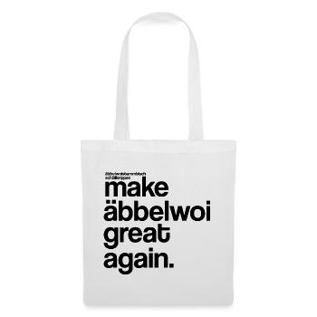 make äbbelwoi great again - Stoffbeutel - Weiß - Vorne