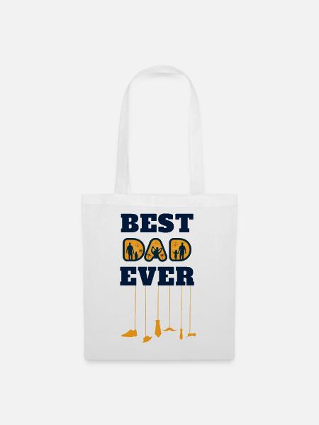best dad ever - Tote Bag - white