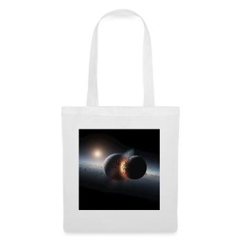 Kosmisches Eclipse Design - Stoffbeutel - Weiß - Vorne