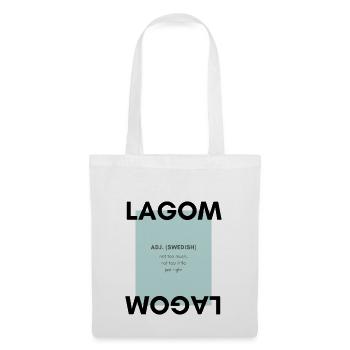 Lagom - Stoffbeutel - Weiß - Vorne