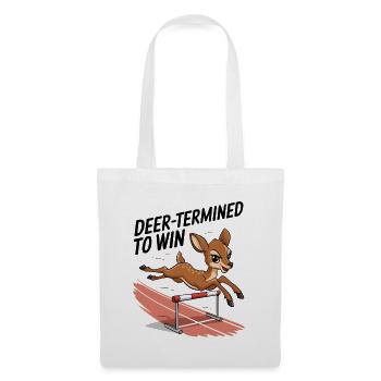 Deer-Termined To Win - Tote Bag - white - Front